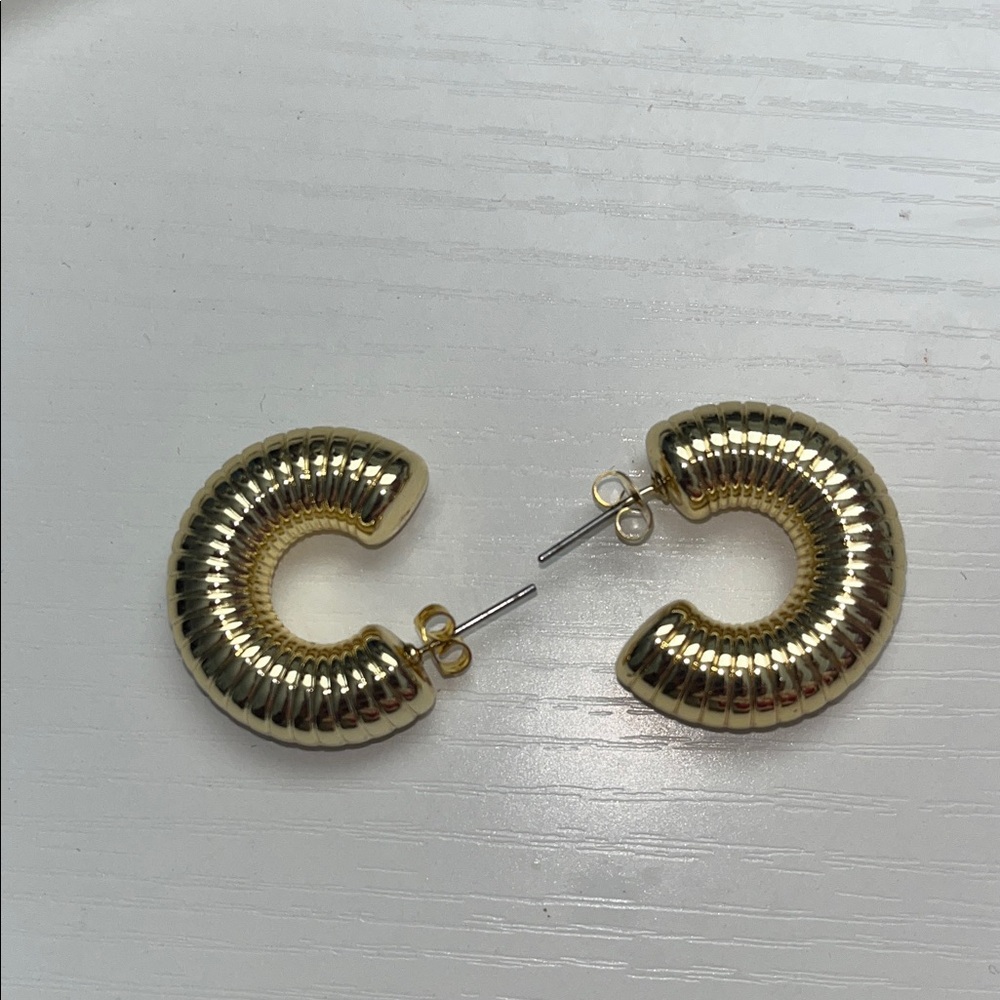 Gold Hoop Earrings